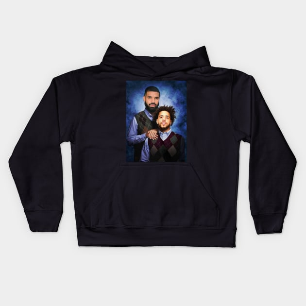 Drake J. Cole Step Brothers Kids Hoodie by KC Crafts & Creations